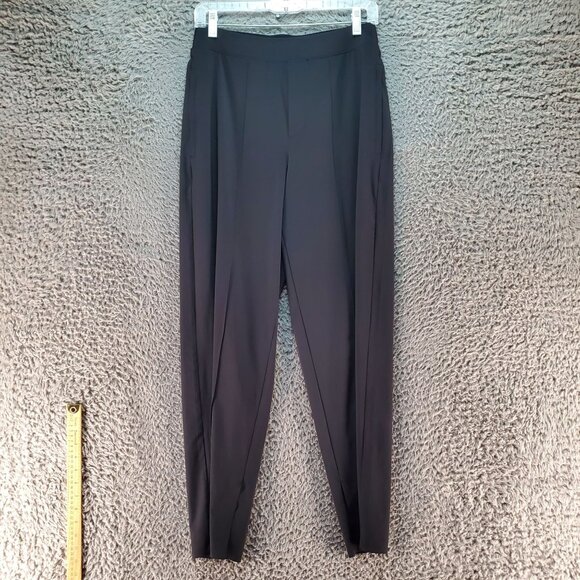 Athleta Pants Womens 4 Black Tapered Pants Lightweight Dress Trousers - Picture 1 of 8